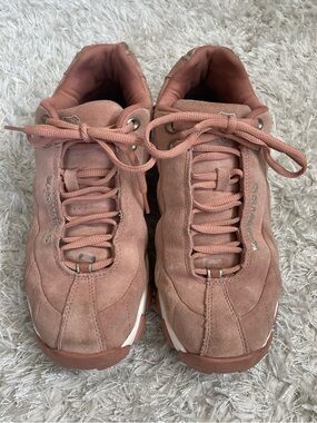 K-Swiss Ortholite Rose Suede Lace-Up Sneakers